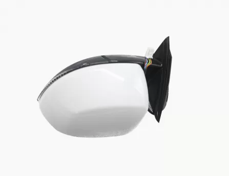 Rear view mirror left 11 lines - white  F7