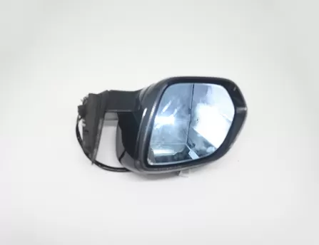 Rear view mirror left 13 lines - black blue mirror  F7