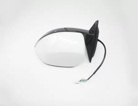 Reversing mirror left 7 lines - white white mirror  F7